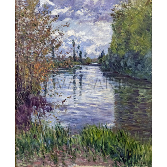 РЕПРОДУКЦИИ НА КАРТИНИ Малкият ръкав на Сена през есента (1890)